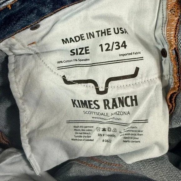 Kimes Ranch Jennifer Womens Jeans Blue Flare Leg Denim Western Style Size 12 - Picture 8 of 12